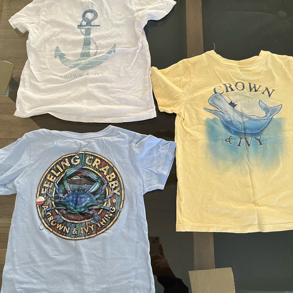 Boys Crown and Ivy short sleeve shirts